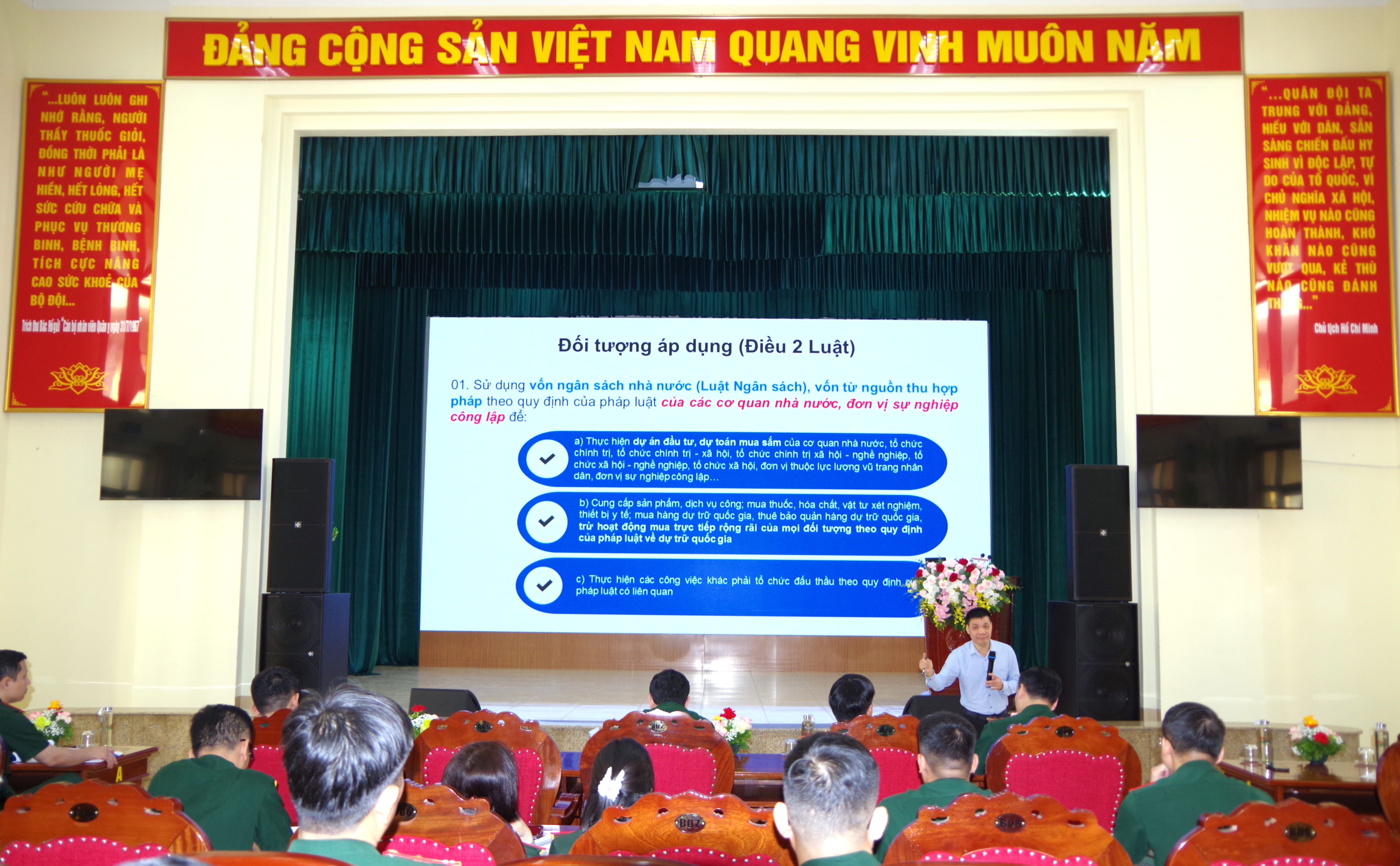 Bệnh viện Quân y 7 tập huấn nghiệp vụ đấu thầu