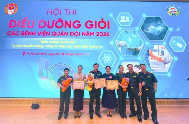 Bệnh viện Quân y 7 xuất sắc đạt nhiều giải cao trong Hội thi Điều dưỡng giỏi các Bệnh viện Quân đội năm 2026