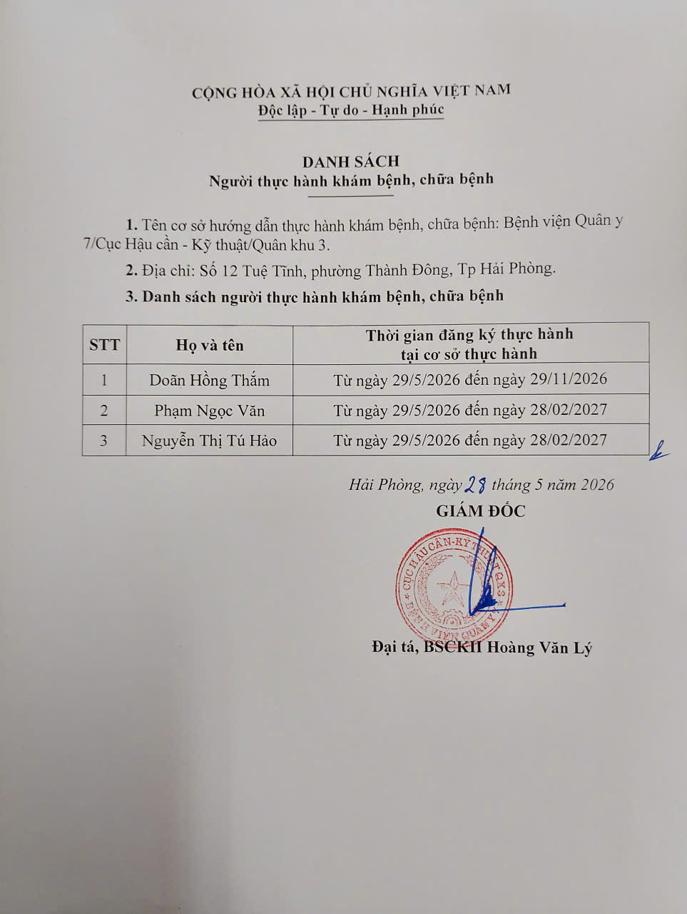Thông báo